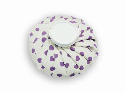 REXICARE ICE/HOT BAG (WHITE WITH PURPLE HEART)