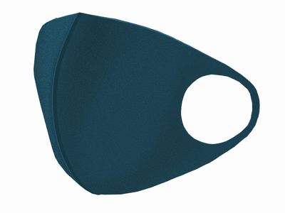 LAITEST SPONGE 3D FACE MASK - ADULT (DEEP BLUE)